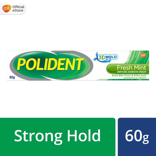 Polident Fresh Mint Denture Adhesive Cream