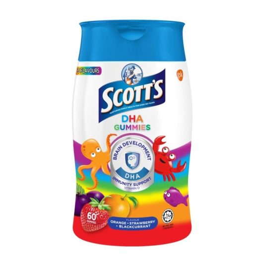 Scott’s DHA Gummies Multiflavour 60s