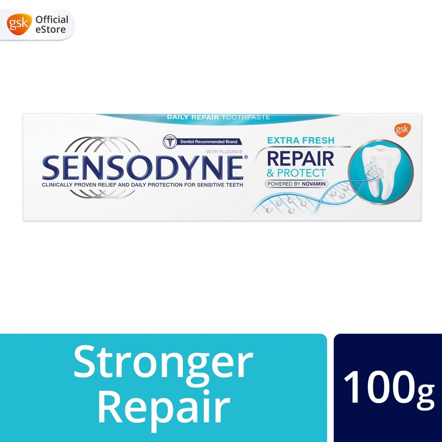 Buy Sensodyne Sensitive Repair and Protect Extra Fresh Toothpaste, 100 ...